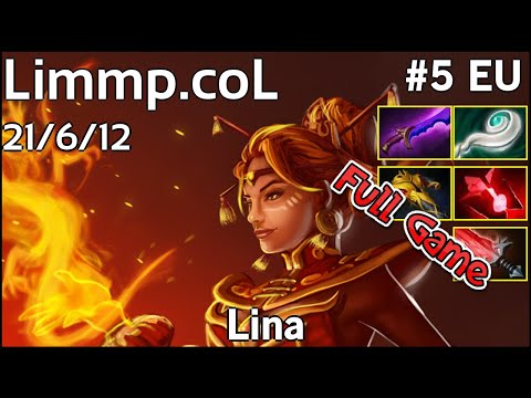 Limmp [coL] Lina - Dota 2 Full Game 7.19