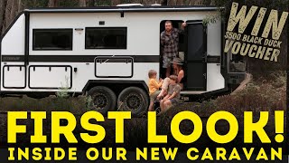 🎉Picking Up OUR NEW Hybrid Caravan | BOLD NEW INTERIOR STYLE!🎉