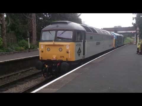 class 47(47376 freightliner 1995) & 37215 at winchcombe station