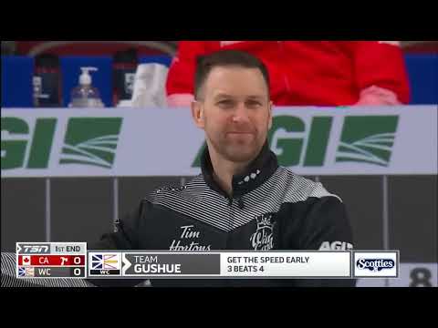 Semifinal - 2022 Tim Hortons Brier - Bottcher (CA) vs. Gushue (WC1)