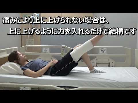 人工膝関節全置換術後の入院時リハビリテーションプログラム