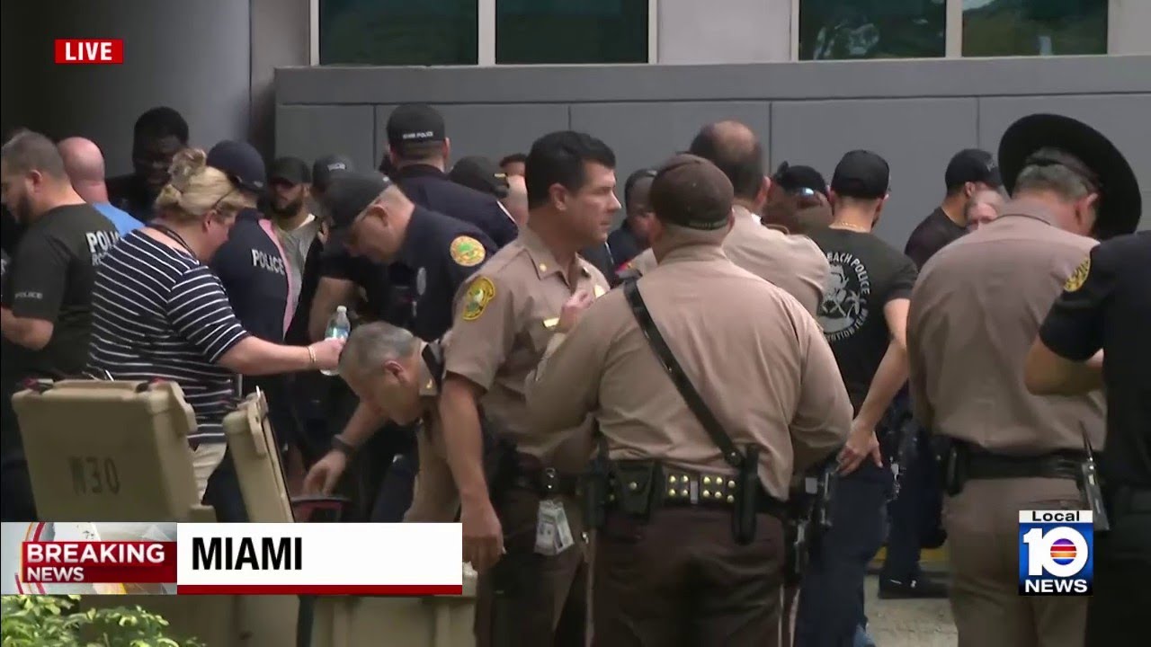 Procession held for Miami Beach police officer killed in motorcycle crash