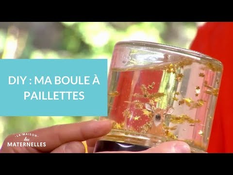 DIY : ma boule à paillettes - La Maison des maternelles #LMDM