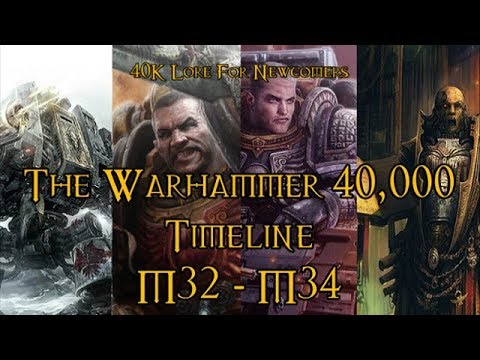 40K Lore For Newcomers - The Warhammer 40,000 Timeline: M32 - M34 - 40K Theories