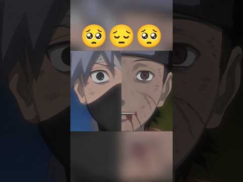 Obito Death Scene In Hindi Obito Gives Sharingan to Kakashi #naruto #obito #anime #kakashi #edit