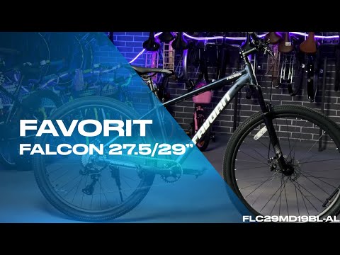 Велосипед Favorit Falcon 29MDA (19, синий) FLC29MD19BL-AL - видео 1