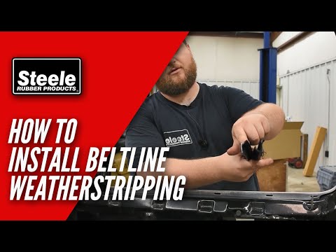 How To Install Beltline Weatherstripping
