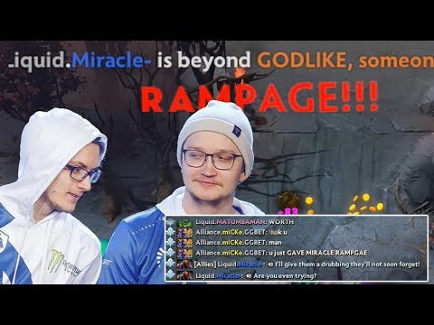 MIRACLE vs MATUMBAMAN - RAMPAGE WITH ANTI-MAGE IS HIS DAILY JOB