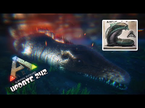ARK - Update 242 Alpha Mosasaurus e Leech