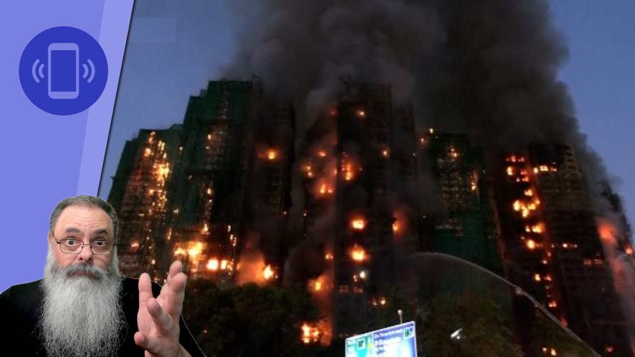 INCÊNDIO em HONG KONG NÃO foi CULPA dos ANDAIMES de BAMBU, FOI culpa da TELA INFLAMÁVEL CHINESA