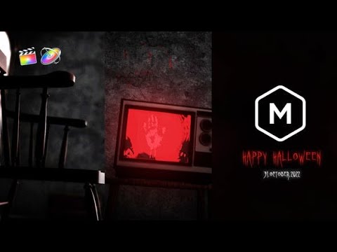 Apple Motion Template: Halloween Horror Logo Reveal