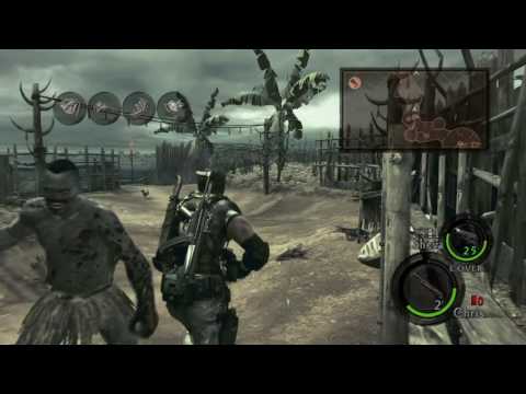 Resident Evil 5 Remastered playthrough pt13 - Crest Quest/Slaughtering the Locals