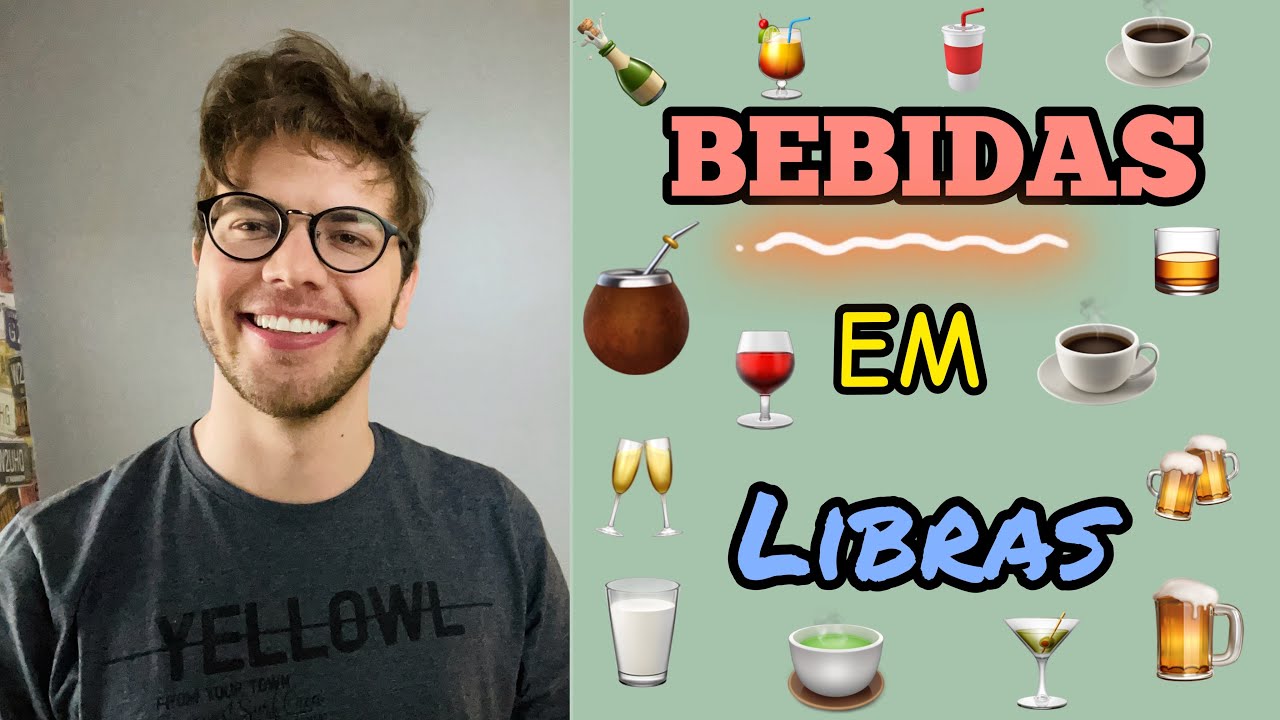 Bebidas em Libras