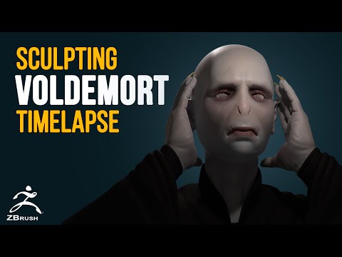 Zbrush Sculpting Voldemort Timelapse