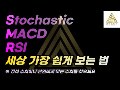 Stochastic MACD RSI 가장 쉽게 보는 법