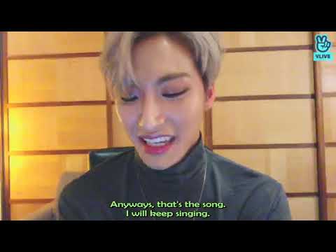 ATEEZ SeongHwa singing Troye Sivan's song