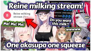 Reine Milking Stream Answer Broke Everyone [Hololive ID]