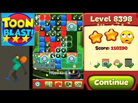 Toon Blast Level 8398 😏