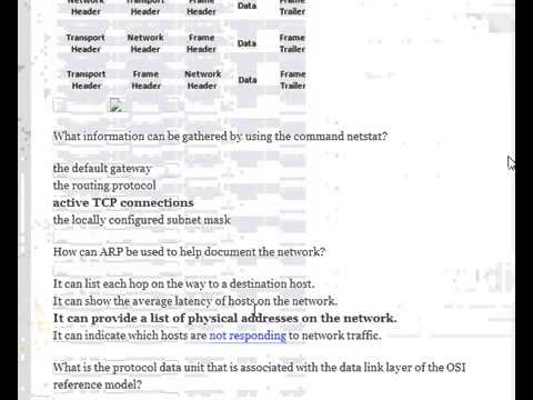 CCNA module 1 exam 1 video 2‬
