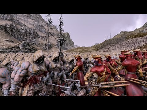 17 000 Wild Mans VS 20 000 Easterling Infantrys - UEBS 2 - ULTIMATE EPIC BATTLE SIMULATOR 2