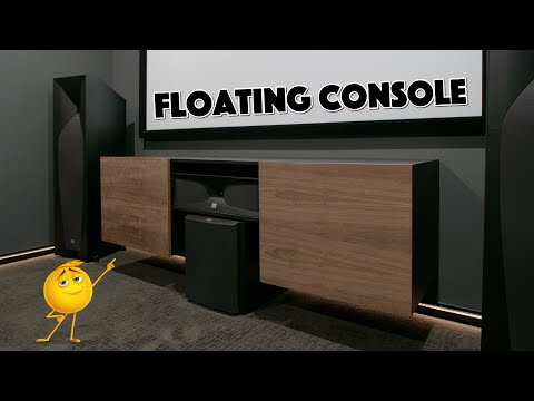 Modern Floating Media Console - Free Plans