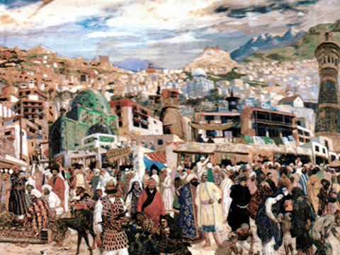 The struggle of the magicians