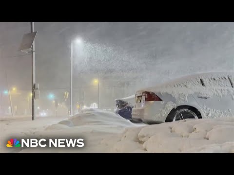 Blizzards slams the Northeast with intense snowfall and high winds
