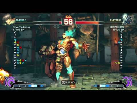 HIROPON309 [Seth] vs Kiryu Tsukimiya [Guy] SSF4 Japanese Online Ranked Matches - TRUE-HD