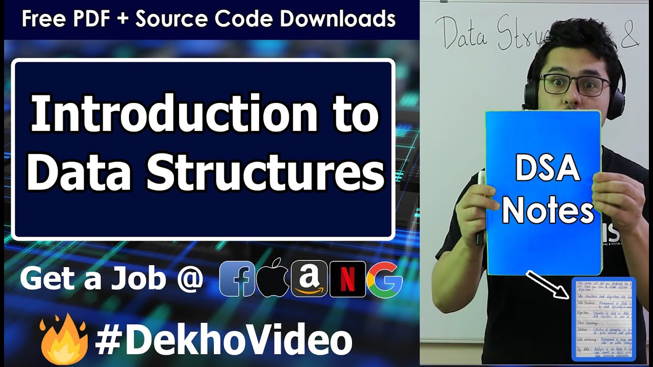 Video thumbnail for Introduction to Data Structures & Algorithms