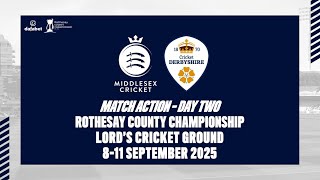 MATCH ACTION | DAY TWO V DERBYSHIRE | COUNTY CHAMPIONSHIP