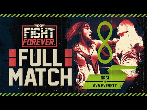 SHE DOES WHAT SHE WANTS WHEN SHE WANTS - Ava Everett vs Orsi - wXw Fight Forever - WOMEN'S WRESTLING