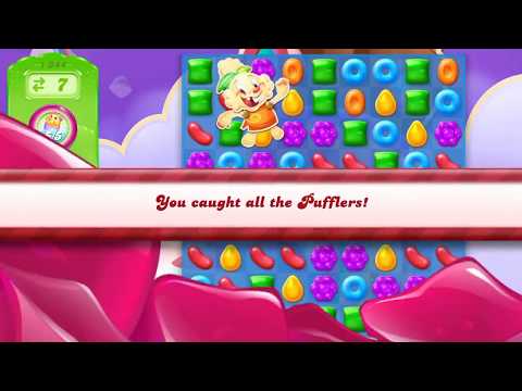 Candy crush jelly level  ●1344● COMPLETED! no booster