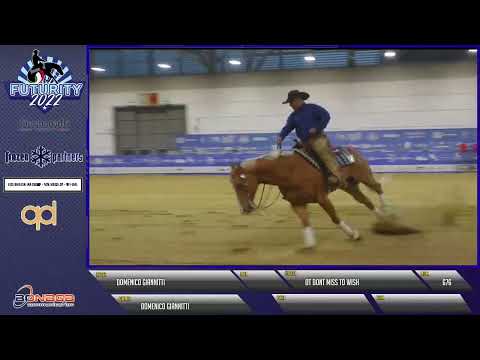 Futurity 2022 - DOMENICO GIANNITTI & OT DONT MISS TO WISH score 144,5 (run-off 139,5)