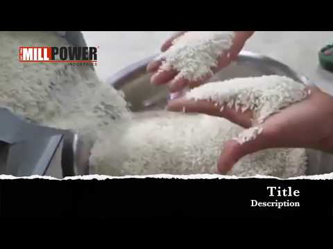 How the rice destoner machine work