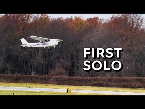 My First Solo Flight!  Pilot in Command for the First Time