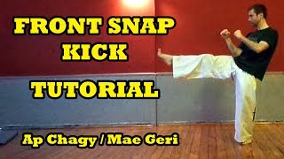 Front kick (Snap)Best In depth tutorial - Mae Geri - Ap Chagy
