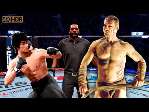 TRUE Bruce Lee vs. Spartacus | EA Sports UFC 5