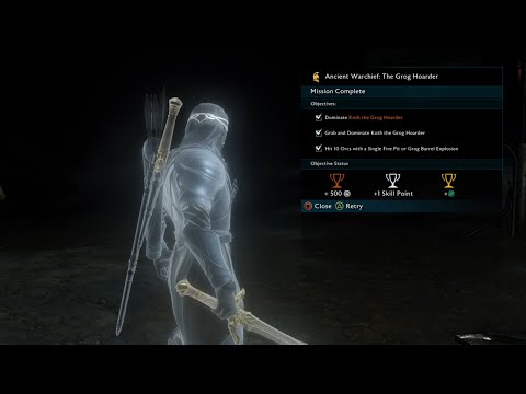 Ancient Warchief: The Grog Hoarder - Middle Earth Shadow of War (GOLD)