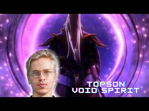 Topson insane Void spirit midlane From hard lane to Ez game