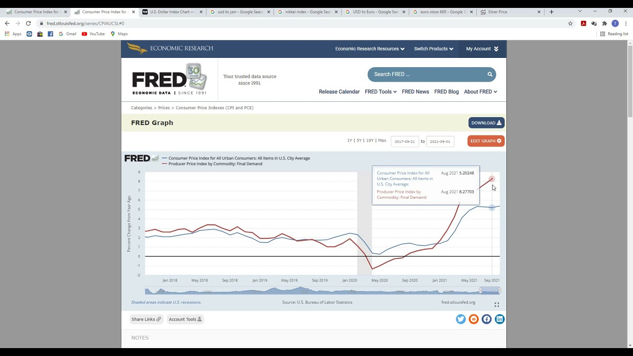 Consumer Price Index September 2021 Analysis