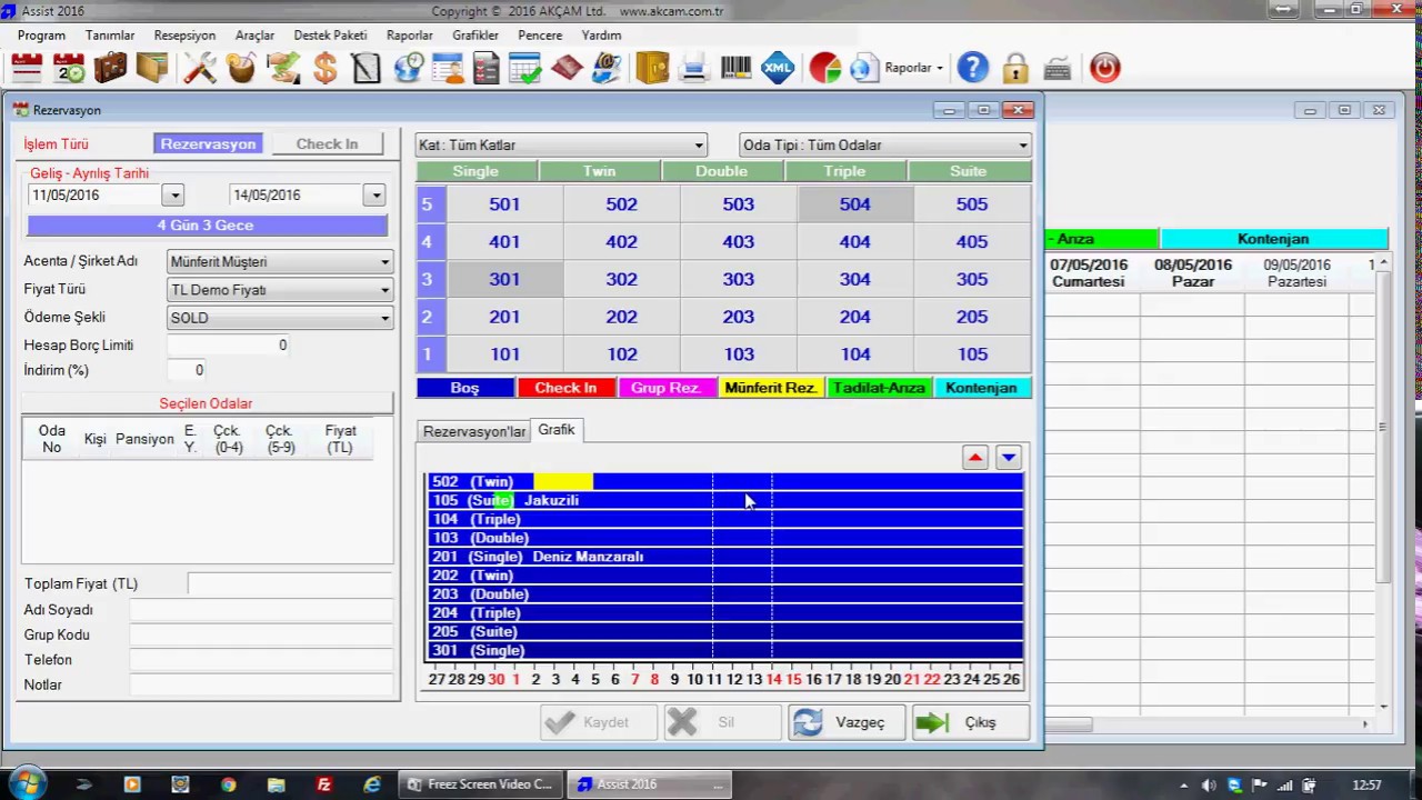 Assist Otel Programı Videosu