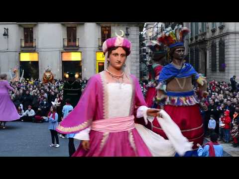 Gegants de Reus - Lluïment del Seguici Festiu de Reus per Santa Eulàlia de Barcelona (17/2/2013)