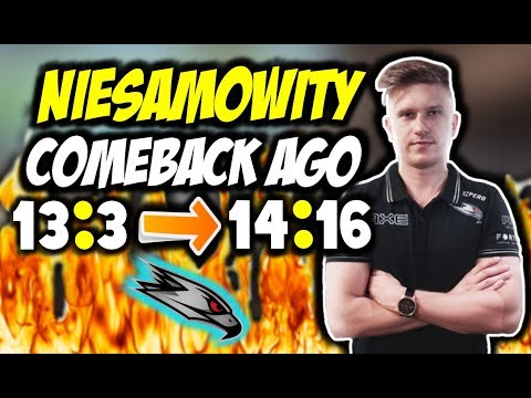 NIESAMOWITY COMEBACK AGO !!! 13:3 ----- 14:16, TOAO ACE, FURLAN VAC SHOTS - CSGO BEST MOMENTS