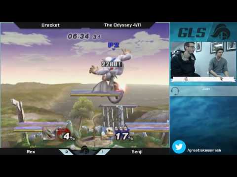 The Odyssey 4/11 Project M Bracket - Rex (Charizard) vs. Benji (Donkey Kong)