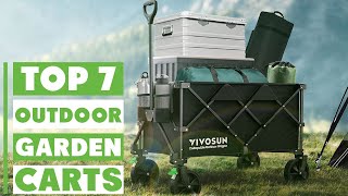 Best Outdoor Garden Carts for Easy Yard Work