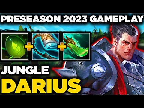 Darius Jungle Season 13 | How to Play Darius as Jungle Preseason 2023 | Darius Gameplay S13