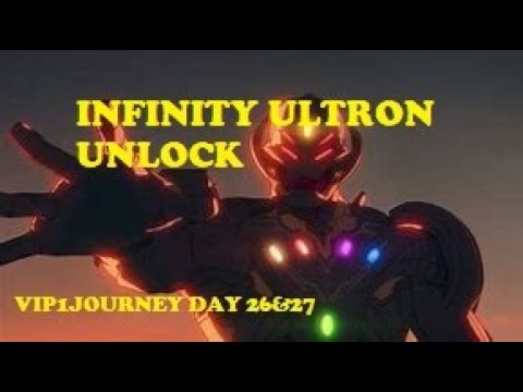 Unlocking Infinity Ultron / using 6 star selector. vip1journey day 26&27. (marvel future fight)