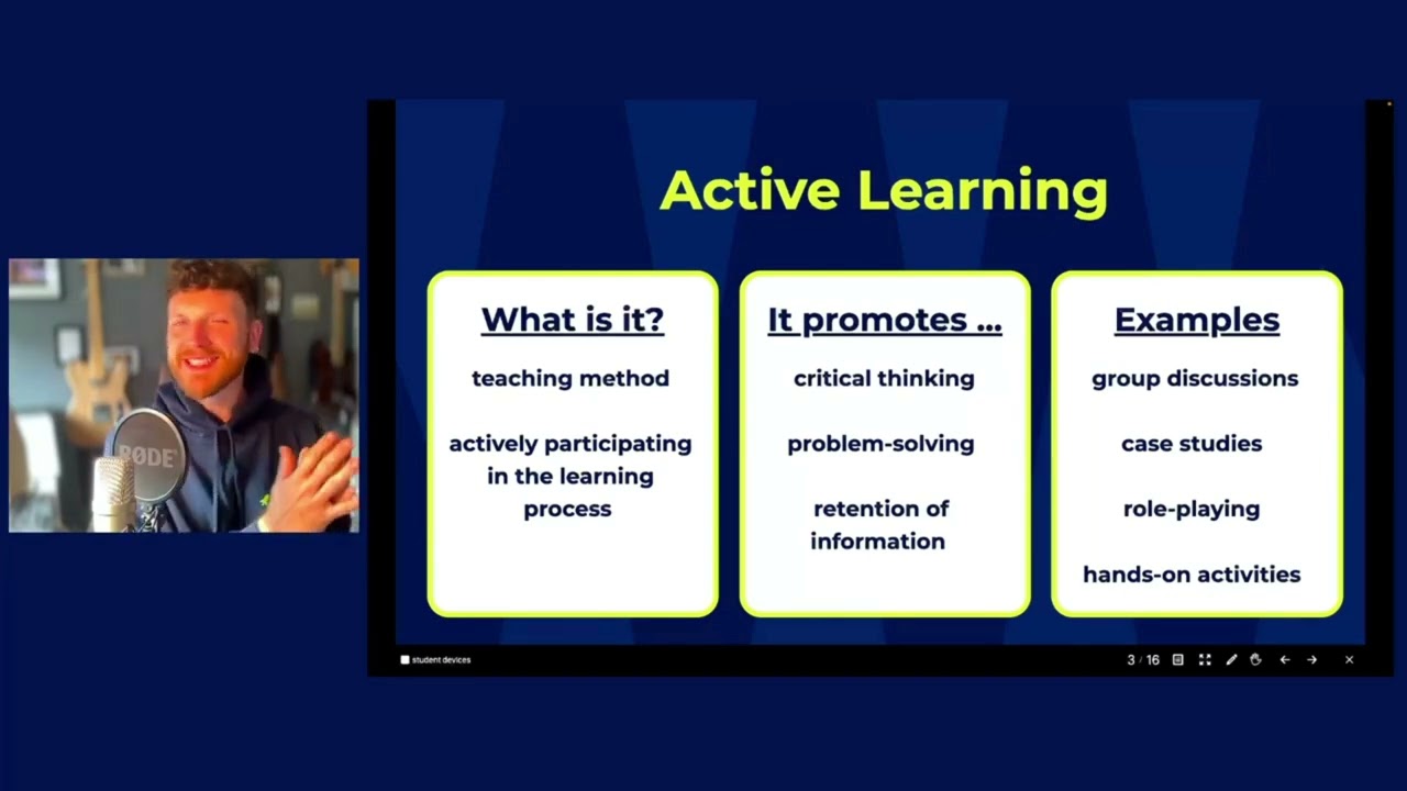 Active learning - webinar clip