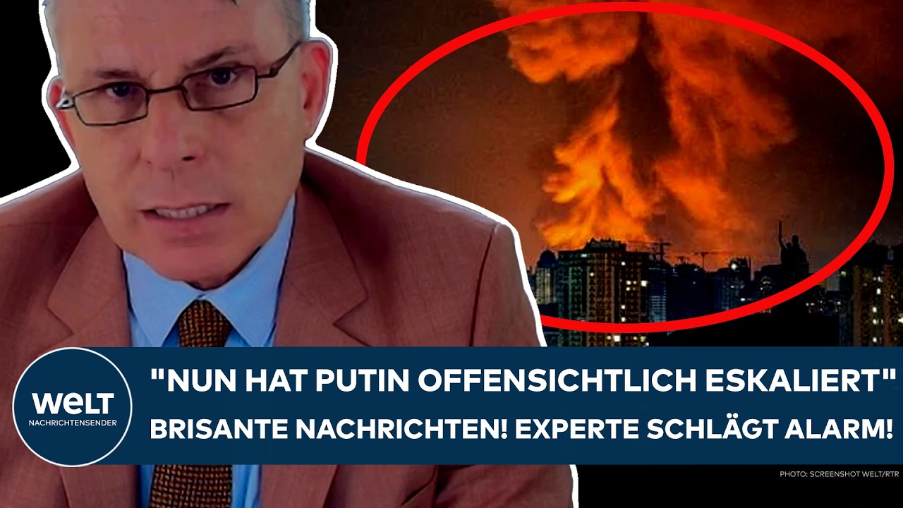 UKRAINE-KRIEG: "Nun hat Putin offensichtlich eskaliert!" Brisante Nachrichten! Experte schlägt Alarm