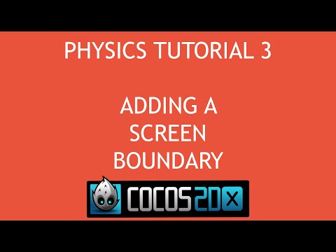Cocos2d x C Physics Tutorial 3 Adding A Screen Boundary